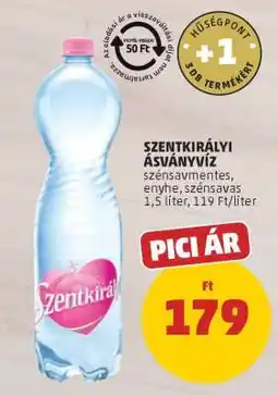 PENNY SZENTKIRÁLYI Ásványvíz ajánlat