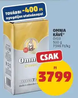 PENNY Omnia Kávé ajánlat