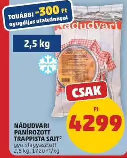 PENNY Nádudvari Panírozott Trappista Sajt ajánlat
