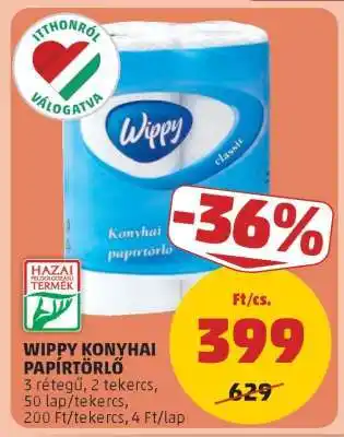 PENNY Wippy Konyhai Papírtörlő ajánlat
