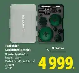 Lidl PARKSIDE Lyukfűrészkészlet ajánlat