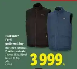 Lidl PARKSIDE Férfi polármellény ajánlat