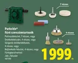 Lidl Parkside Fúró szerszámtartozék ajánlat