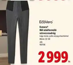 Lidl ESMARA Női alakformáló sztreccsnadrág ajánlat
