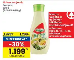Spar UNIVER﻿﻿ Majonéz ajánlat