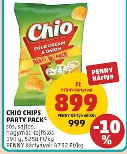 PENNY Chio Chips Party Pack ajánlat