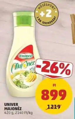 PENNY UNIVER﻿﻿ Majonéz ajánlat