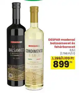 Spar DESPAR modenai balzsamecet és fehérborecet ajánlat