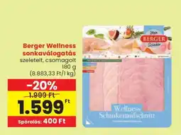 Spar Berger Wellness sonkaválogatás ajánlat