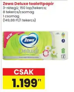 Spar Zewa Deluxe toalettpapír ajánlat