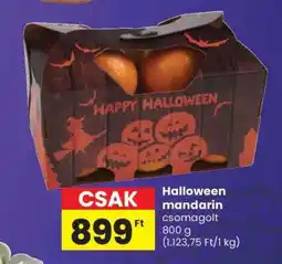 Spar Halloween mandarin ajánlat