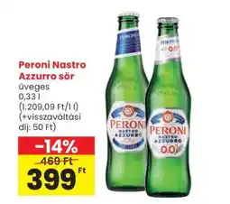 Spar Peroni Nastro Azzurro sör ajánlat