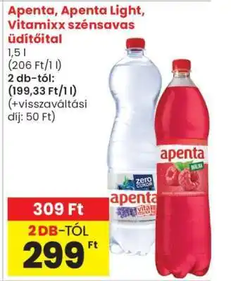 Spar Apenta, Apenta Light, Vitamixx szénsavas üdítőital ajánlat