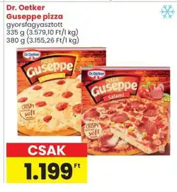 Spar DR. OETKER Guseppe pizza ajánlat