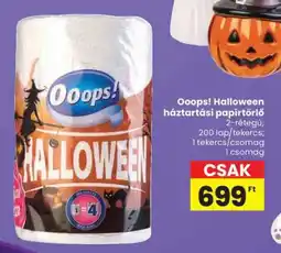 Spar Ooops! Halloween háztartási papírtörlő ajánlat