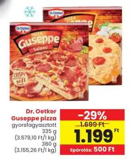 Spar DR. OETKER Guseppe pizza ajánlat