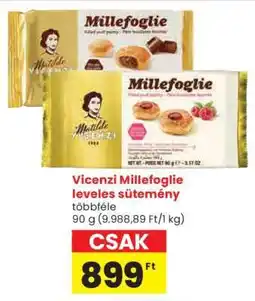 Spar Vicenzi Millefoglie leveles sütemény ajánlat