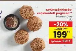 Spar SPAR szénhidrát-csökkentett pogácsa ajánlat