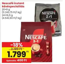 Spar Nescafé instant kávéspecialitás ajánlat