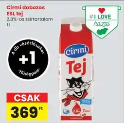 Spar Cirmi dobozos ESL tej ajánlat