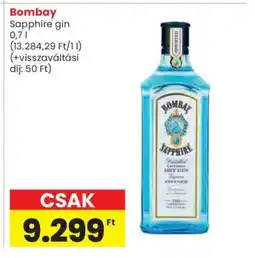 Spar Bombay Sapphire gin ajánlat