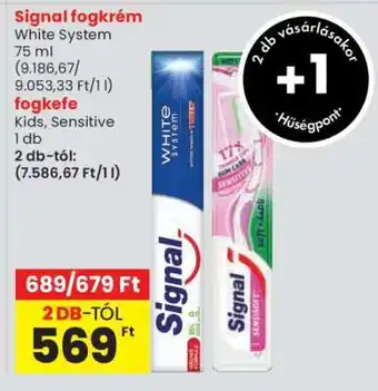 Spar Signal Fogkrém White System ajánlat