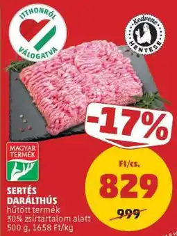 PENNY Sertés darálthús ajánlat