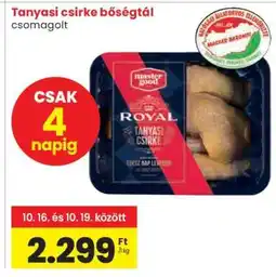Spar Tanyasi csirke bőségtál ajánlat