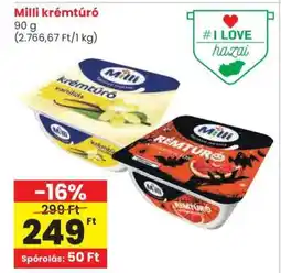 Spar MILLI Krémtúró ajánlat