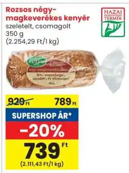 Spar Rozsos négy-magkeverékes kenyér ajánlat