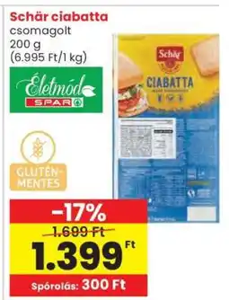 Spar Schär ciabatta ajánlat