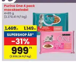 Spar Purina One 4 pack macskaeledel ajánlat