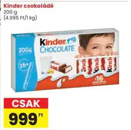 Spar KINDER Csokoládé ajánlat