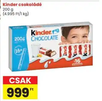 Spar KINDER Csokoládé ajánlat