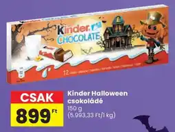 Spar Kinder Halloween csokoládé ajánlat