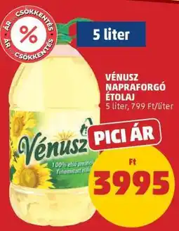 PENNY VÉNUSZ Napraforgó-étolaj ajánlat