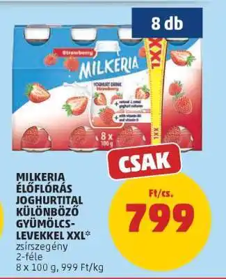 PENNY MILKERIA ÉLŐFLÓRÁS JOGHURTITAL ajánlat