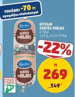 PENNY Gyulai Sertés Májas ajánlat