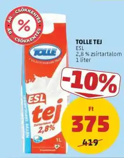 PENNY TOLLE TEJ ajánlat