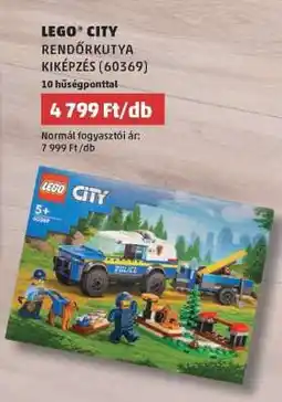 PENNY LEGO CITY RENDŐRKUTYA KIKÉPZÉS (60369) ajánlat
