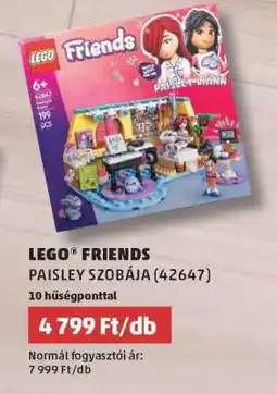 PENNY LEGO FRIENDS PAISLEY SZOBÁJA (42647) ajánlat