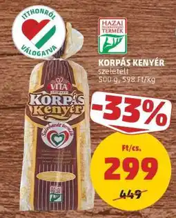 PENNY Korpás Kenyér ajánlat