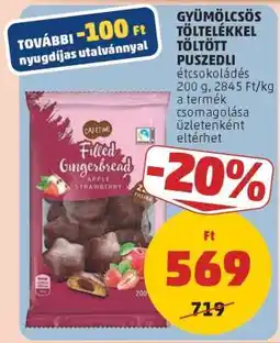PENNY GYÜMÖLCSÖS TÖLTELÉKKEL TÖLTÖTT PUSZEDLI ajánlat