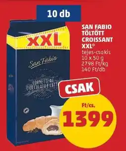 PENNY San Fabio Töltött Croissant XXL ajánlat
