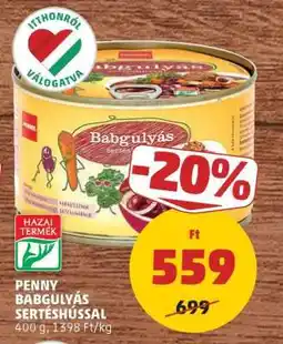 PENNY PENNY Babgulyás Sertéshússal ajánlat