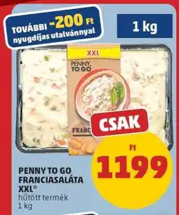 PENNY PENNY TO GO FRANCIA SALÁTA XXL ajánlat