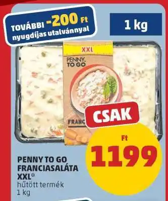 PENNY PENNY TO GO FRANCIA SALÁTA XXL ajánlat