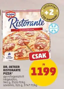 PENNY DR. OETKER Ristorante pizza ajánlat