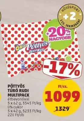 PENNY Pöttyös Túró Rudi Multipack ajánlat