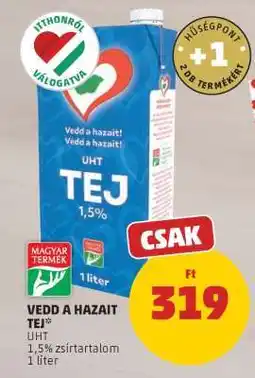 PENNY Vedd a Hazait Tej ajánlat
